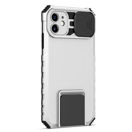 Stereoscopic Holder Sliding Camshield Phone Case, For iPhone 11, For iPhone 12, For iPhone 12 Pro