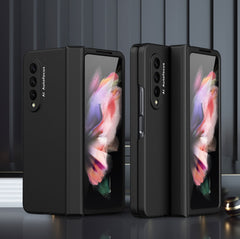 360 Full Body Hinge Flip Phone Case, For Samsung Galaxy Z Fold3 5G
