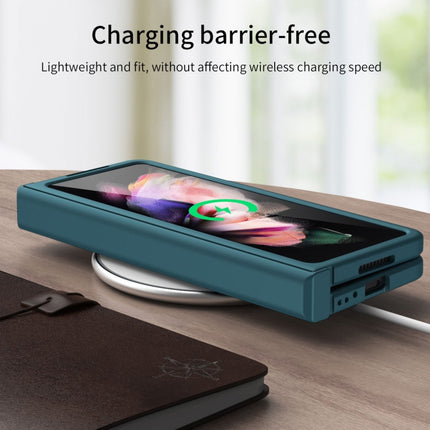 360 Full Body Hinge Flip Phone Case, For Samsung Galaxy Z Fold3 5G