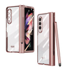 For Samsung Galaxy Z Fold3 5G with Film / Pink