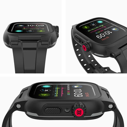 RedPepper TPU + PC + Silicone Waterproof Watch Case For Apple Watch Series 9 / 8 / 7 41mm