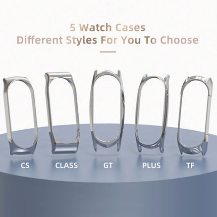 For Xiaomi Mi Band 6 / 5 / 4 / 3 Mijobs Flat Hole Silicone Watch Band