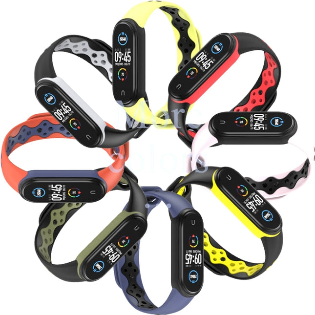 Mijobs Sport Two-color TPU Watch Band