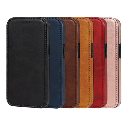 Knight Magnetic Suction Leather Phone Case, For iPhone 13 mini, For iPhone 13, For iPhone 13 Pro, For iPhone 13 Pro Max