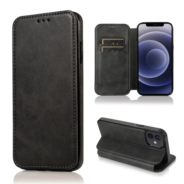 Knight Magnetic Suction Leather Phone Case, For iPhone 12 mini, For iPhone 12 / 12 Pro, For iPhone 12 Pro Max, For iPhone 11
