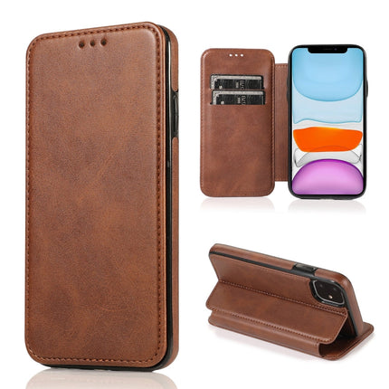 Knight Magnetic Suction Leather Phone Case, For iPhone 12 mini, For iPhone 12 / 12 Pro, For iPhone 12 Pro Max, For iPhone 11