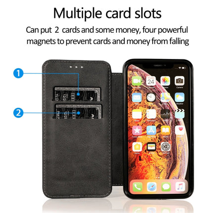 Knight Magnetic Suction Leather Phone Case, For iPhone XS Max, For iPhone SE 2022 / SE 2020 / 7 / 8, For iPhone 7 Plus / 8 Plus