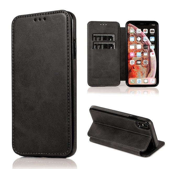 Knight Magnetic Suction Leather Phone Case, For iPhone XS Max, For iPhone SE 2022 / SE 2020 / 7 / 8, For iPhone 7 Plus / 8 Plus