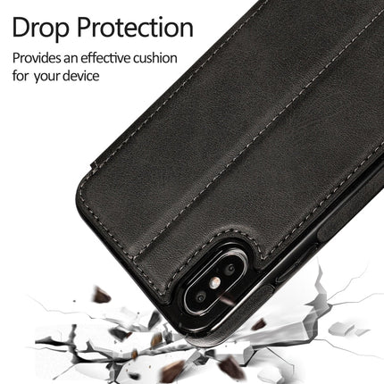 Knight Magnetic Suction Leather Phone Case, For iPhone XS Max, For iPhone SE 2022 / SE 2020 / 7 / 8, For iPhone 7 Plus / 8 Plus