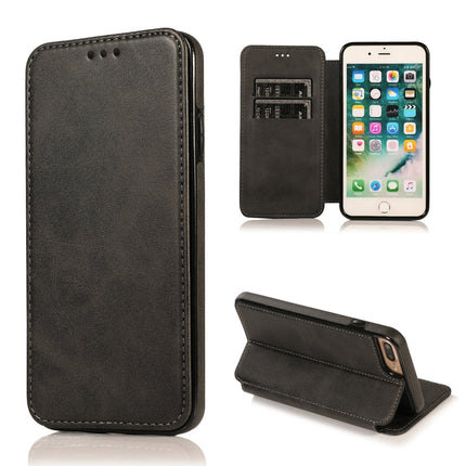 Knight Magnetic Suction Leather Phone Case, For iPhone XS Max, For iPhone SE 2022 / SE 2020 / 7 / 8, For iPhone 7 Plus / 8 Plus