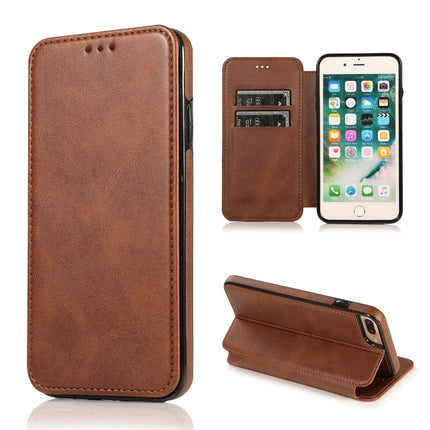 Knight Magnetic Suction Leather Phone Case, For iPhone XS Max, For iPhone SE 2022 / SE 2020 / 7 / 8, For iPhone 7 Plus / 8 Plus