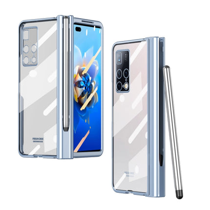 Full Body Electroplating Hinge Phone Case with Stylus, For Huawei Mate X2 with Film, For Honor Magic V with Film, For Xiaomi Mi Mix Fold with Film