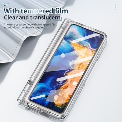 Full Body Electroplating Hinge Phone Case with Stylus, For Huawei Mate X2 with Film, For Honor Magic V with Film, For Xiaomi Mi Mix Fold with Film