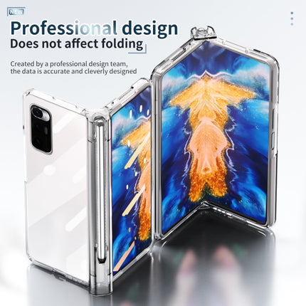 Full Body Electroplating Hinge Phone Case with Stylus, For Huawei Mate X2 with Film, For Honor Magic V with Film, For Xiaomi Mi Mix Fold with Film