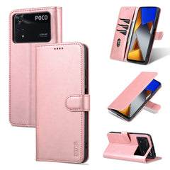 AZNS Skin Feel Calf Texture Flip Leather Phone Case, For Xiaomi Redmi 10C / Redmi 10 India, For Xiaomi Poco X4 Pro 5G