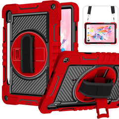 360 Degree Rotation Contrast Color Silicone+PC Tablet Case, For Samsung Galaxy Tab S7 / S8