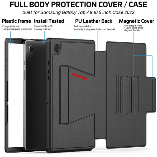 Smart B Magnetic Leather Tablet Case, For Samsung Galaxy Tab A8 10.5 2021