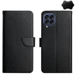 Genuine Leather Fingerprint-proof Horizontal Flip Phone Case, For Samsung Galaxy M53, For Sharp Aquos R7, For Xiaomi Poco F4 GT