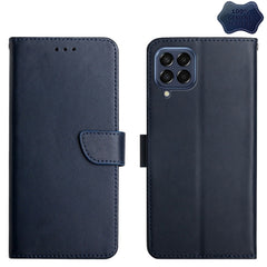 Genuine Leather Fingerprint-proof Horizontal Flip Phone Case, For Samsung Galaxy M53, For Sharp Aquos R7, For Xiaomi Poco F4 GT