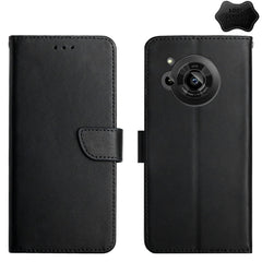 Genuine Leather Fingerprint-proof Horizontal Flip Phone Case, For Samsung Galaxy M53, For Sharp Aquos R7, For Xiaomi Poco F4 GT