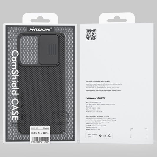 NILLKIN Black Mirror Series Camshield PC Phone Case, For Xiaomi Redmi Note 11E 5G / Redmi 10 5G