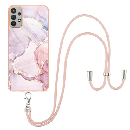 Electroplating Marble Pattern TPU Phone Case with Lanyard, For Samsung Galaxy A23 5G / 4G, For Samsung Galaxy A13 4G, For OPPO Realme 9 Pro+ 5G, For OPPO Realme 9 Pro 5G