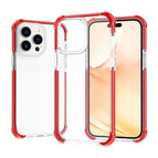 For iPhone 14 Pro Max / Transparent Red