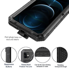 Metal + Silicone Phone Case with Screen Protector