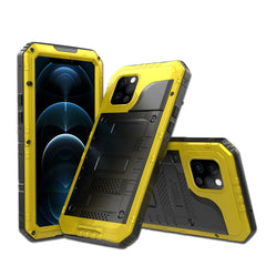 Metal + Silicone Phone Case with Screen Protector