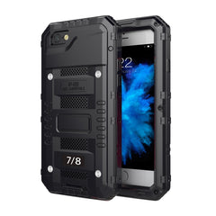 Metal + Silicone Phone Case with Screen Protector