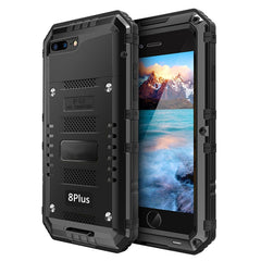 Metal + Silicone Phone Case with Screen Protector