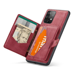 JEEHOOD Retro Magnetic Detachable Leather Phone Case, For Samsung Galaxy A32 4G
