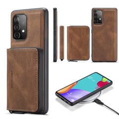 JEEHOOD Magnetic Zipper Horizontal Flip Phone Leather Case, For Samsung Galaxy A33 5G