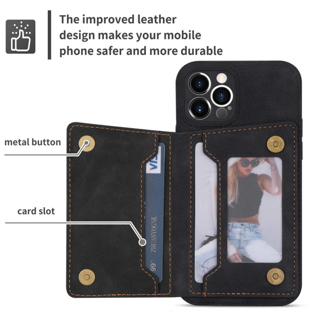 Zipper Card Holder Phone Case, For iPhone 11 Pro Max, For iPhone X / XS, For iPhone XR, For iPhone XS Max