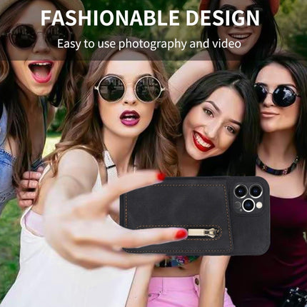 Zipper Card Holder Phone Case, For iPhone 11 Pro Max, For iPhone X / XS, For iPhone XR, For iPhone XS Max