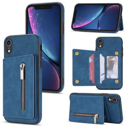 Zipper Card Holder Phone Case, For iPhone 11 Pro Max, For iPhone X / XS, For iPhone XR, For iPhone XS Max