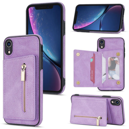 Zipper Card Holder Phone Case, For iPhone 11 Pro Max, For iPhone X / XS, For iPhone XR, For iPhone XS Max