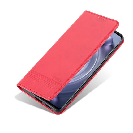 AZNS Magnetic Calf Texture Leather Phone Case