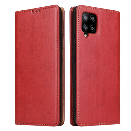Fierre Shann PU Genuine Leather Texture Leather Phone Case, For Samsung Galaxy A02s, For Samsung Galaxy A12, For Samsung Galaxy A13 5G, For Samsung Galaxy A22 5G, For Samsung Galaxy A33 5G, For Samsung Galaxy A53 5G