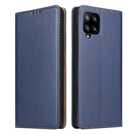 Fierre Shann PU Genuine Leather Texture Leather Phone Case, For Samsung Galaxy A02s, For Samsung Galaxy A12, For Samsung Galaxy A13 5G, For Samsung Galaxy A22 5G, For Samsung Galaxy A33 5G, For Samsung Galaxy A53 5G