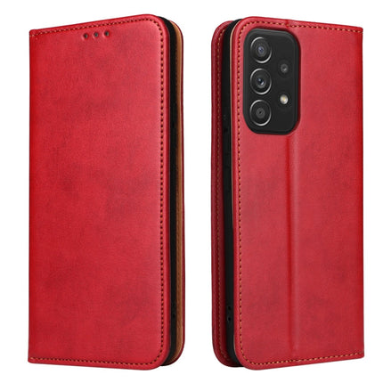 Fierre Shann PU Genuine Leather Texture Leather Phone Case, For Samsung Galaxy A02s, For Samsung Galaxy A12, For Samsung Galaxy A13 5G, For Samsung Galaxy A22 5G, For Samsung Galaxy A33 5G, For Samsung Galaxy A53 5G