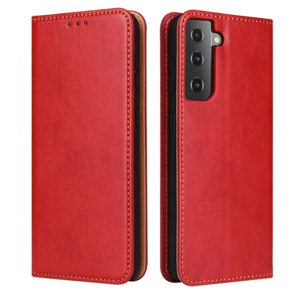 Fierre Shann PU Genuine Leather Texture Leather Phone Case, For Samsung Galaxy A73 5G, For Samsung Galaxy S21 FE 5G