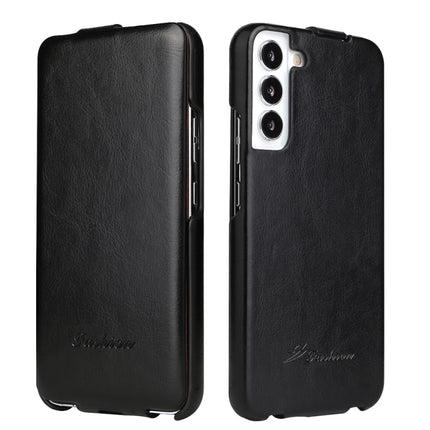 Fierre Shann 64 Texture Vertical Flip PU Leather Phone Case, For Samsung Galaxy S22 5G, For Samsung Galaxy S22+ 5G, For Samsung Galaxy S22 Ultra 5G