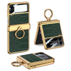 For Samsung Galaxy Z Flip3 5G / Crocodile Green