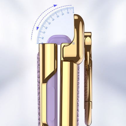 GKK Integrated Plating + Leather Flip Phone Case, For Samsung Galaxy Z Flip3 5G