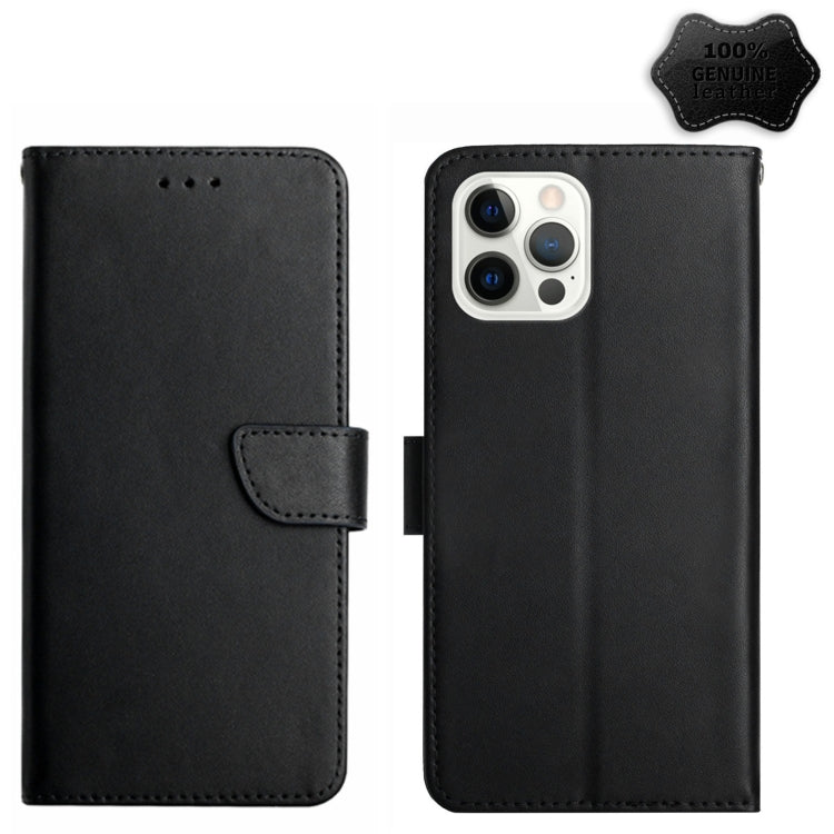 Genuine Leather Fingerprint-proof Horizontal Flip Phone Case, For iPhone 14, For iPhone 14 Plus, For iPhone 14 Pro, For iPhone 14 Pro Max