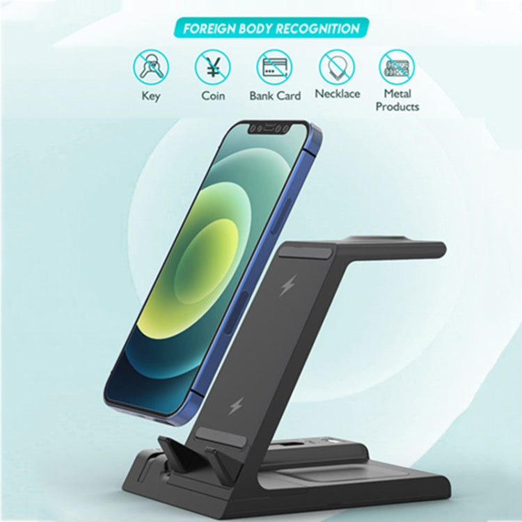 D2 15W Max 6 in 1 Multifunction Fast Wireless Charger Holder