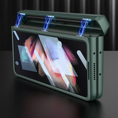 GKK Integrated Magnetic Full Coverage Phone Flip Case with Pen Box, For Samsung Galaxy Z Fold3 5G