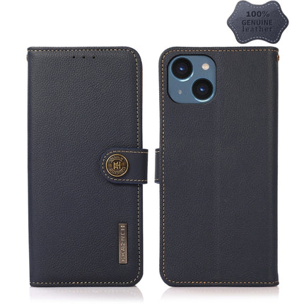 KHAZNEH Custer Genuine Leather RFID Phone Case