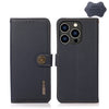 KHAZNEH Custer Genuine Leather RFID Phone Case, For iPhone 14 Plus, For iPhone 14 Pro Max, For iPhone 14 Pro, For iPhone 14